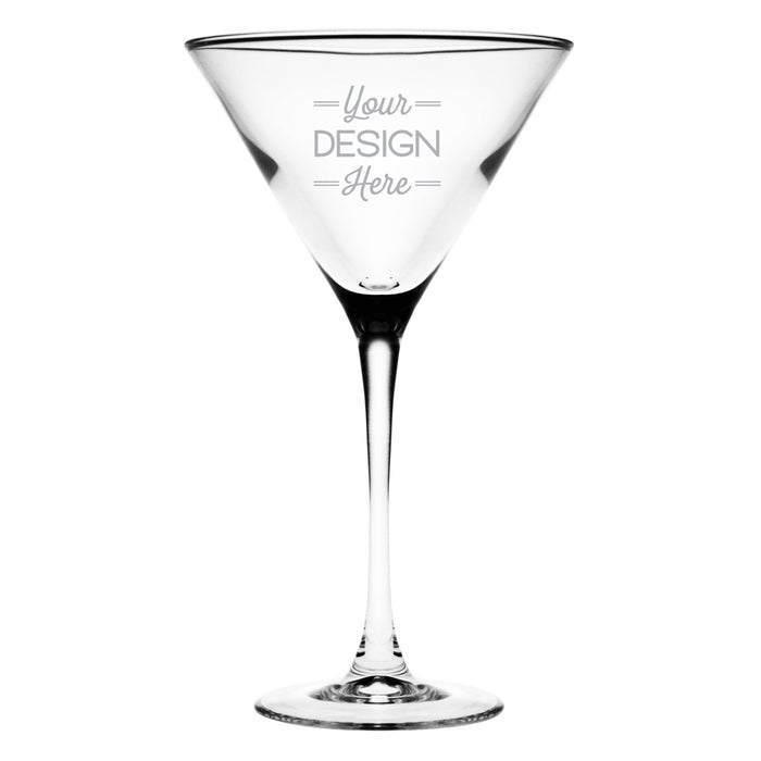 Custom Artwork Martini Glass