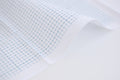 Daruma - Grid Pattern Cotton Sashiko Fukin Sampler Cloth - White