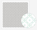 Daruma - Cross Flower Cotton Sashiko Fukin Sampler Cloth - White