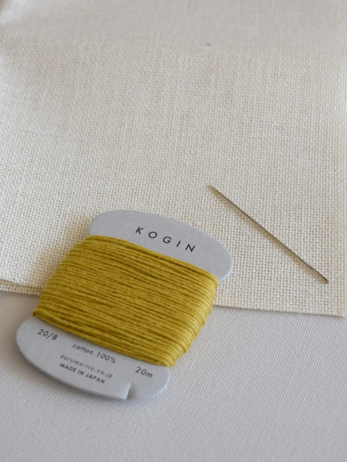 Daruma - Linen Kogin Cloth - Gray
