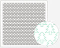 Daruma - Mori Forest Cotton Sashiko Fukin Sampler Cloth - White