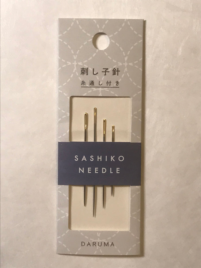 Daruma - Sashiko Needles Big Stitch with Threader Assorted Sizes