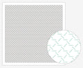 Daruma Woven Bamboo Sashiko Fukin Japanese cotton sashiko sampler cloth 8430-1104 white