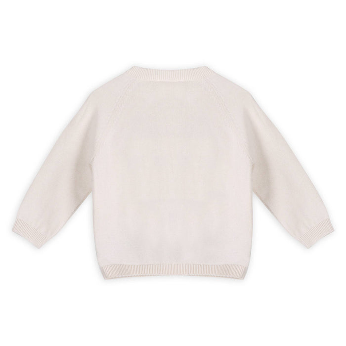 Dino Jacquard Baby Knit Pullover (Organic)