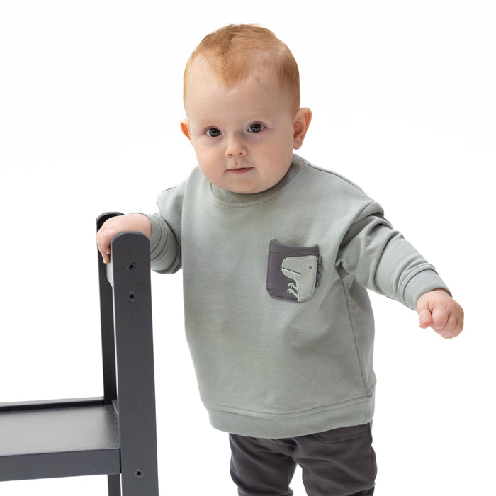 Dinos French Terry Drop Sleeve Sweatshirt