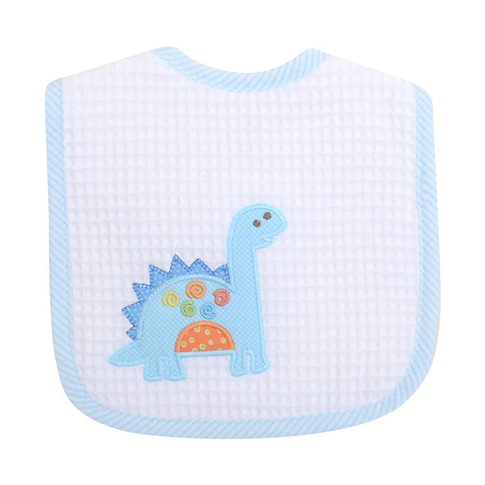 Dinosaur feeding bib — cute baby bib, baby shower gift for boys