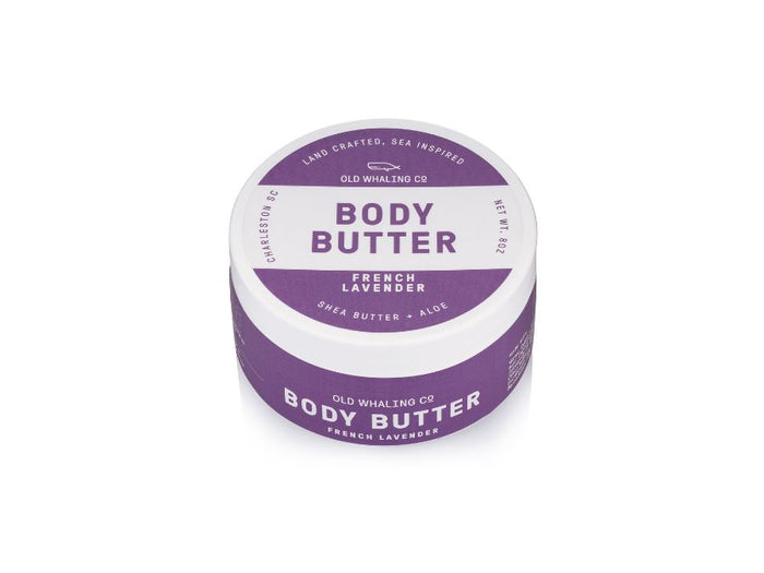 Old Whaling Co French Lavender Body Butter handmade in Charleston, South Carolina