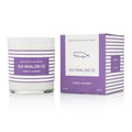 French Lavender Candle and packaging on white background
