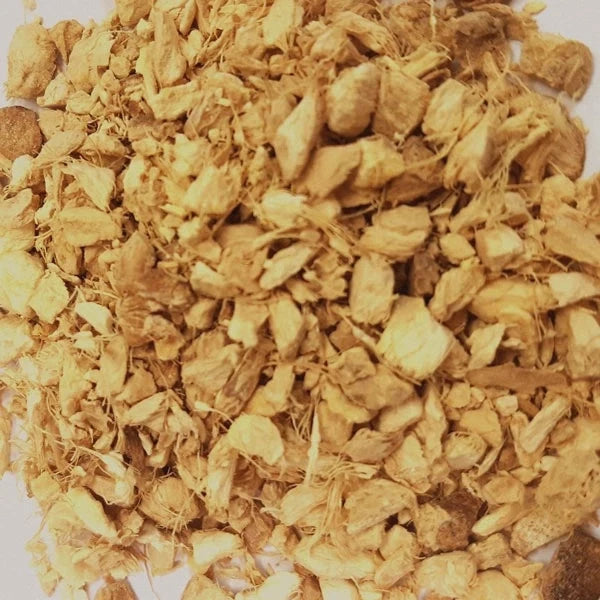 Ginger Root, Cut & Sifted (Zingiber officinalis) - Dried Herb, Organic