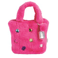 Glitzy Purses With Lip Gloss Keychain
