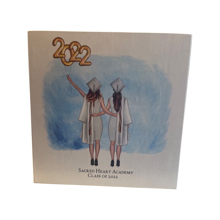 Graduation Block — alternate view showing full design