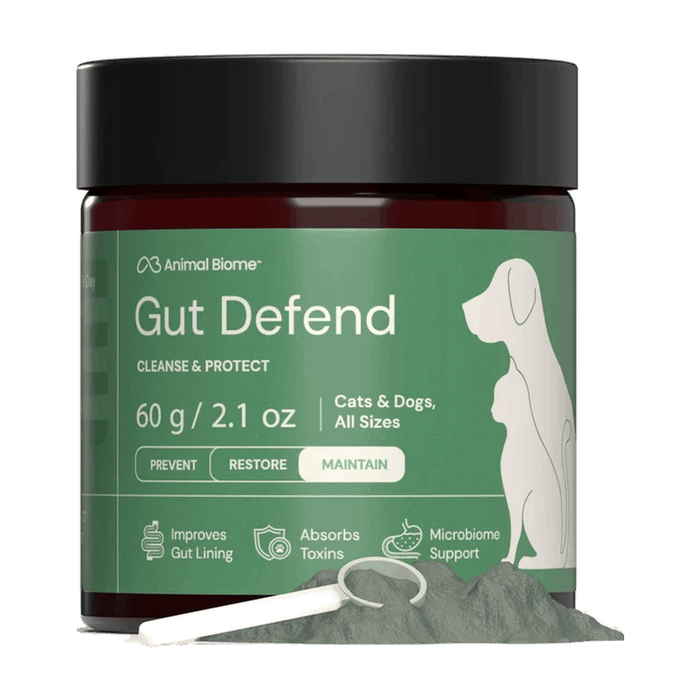 gut defender powder supplement for dogs