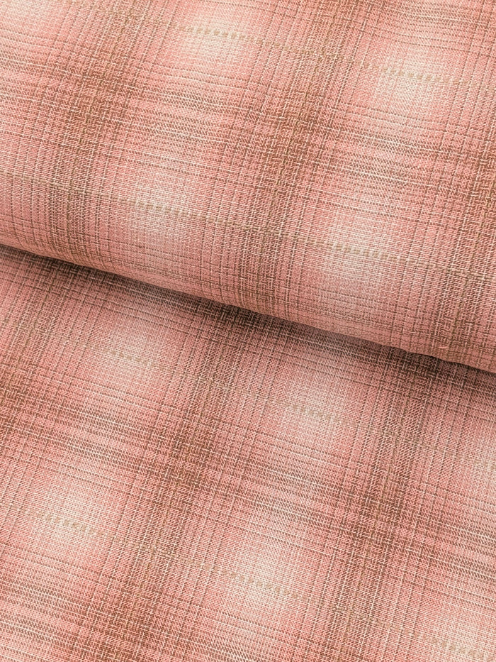 Handworks - Ombre Glen Plaid Yarn Dyed Cotton Fabric - Pink