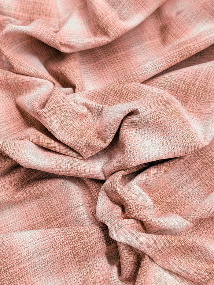 Handworks - Ombre Glen Plaid Yarn Dyed Cotton Fabric - Pink