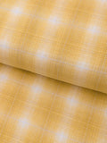 Handworks - Ombre Glen Plaid Yarn Dyed Cotton Fabric - Yellow