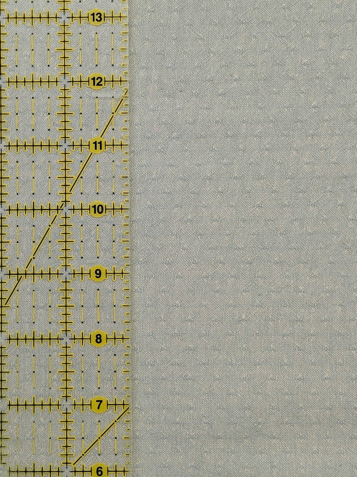 Handworks - Raised Weave Yarn Dyed Cotton Fabric - Seafoam Green
