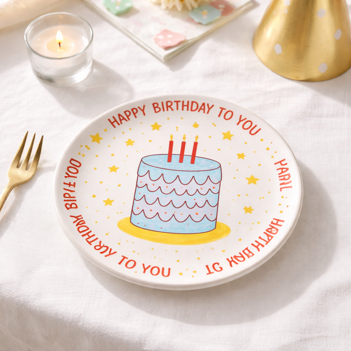 Happy Birthday Plate