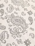 Hokkoh - Coded Paisley Cotton Lawn - White
