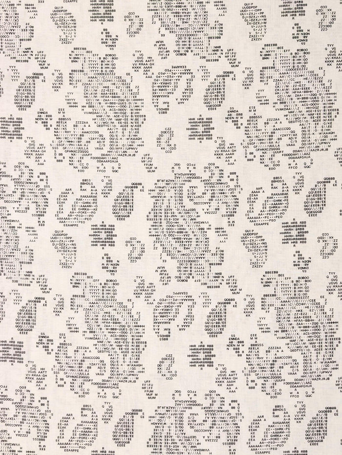 Hokkoh - Coded Paisley Cotton Lawn - White