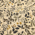 Hokkoh - Enchanted Wildflowers Brushed Cotton Fabric - Beige