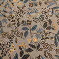 Hokkoh - Enchanted Wildflowers Brushed Cotton Fabric - Gray