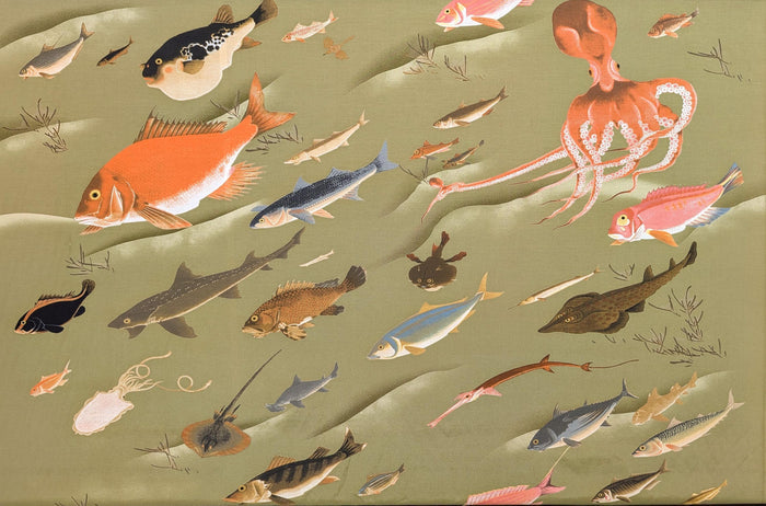 Hokkoh - Ocean Creatures Rayon - Green