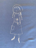 Kei - Megumi Sakakibara Collection Cotton Linen Panel - Lavender Gray