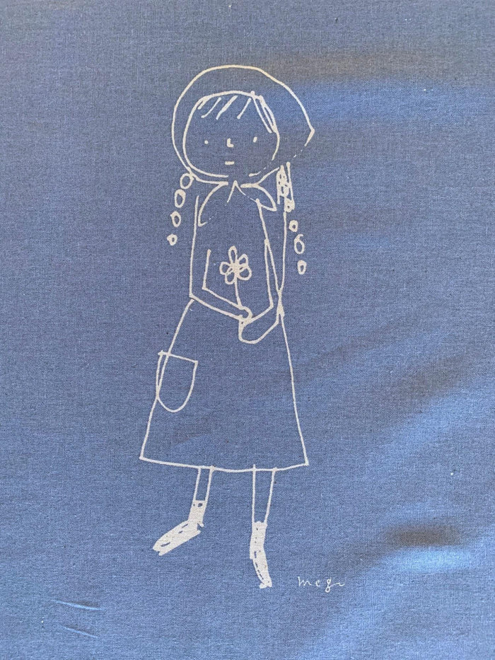 Kei - Megumi Sakakibara Collection Cotton Linen Panel - Lavender Gray