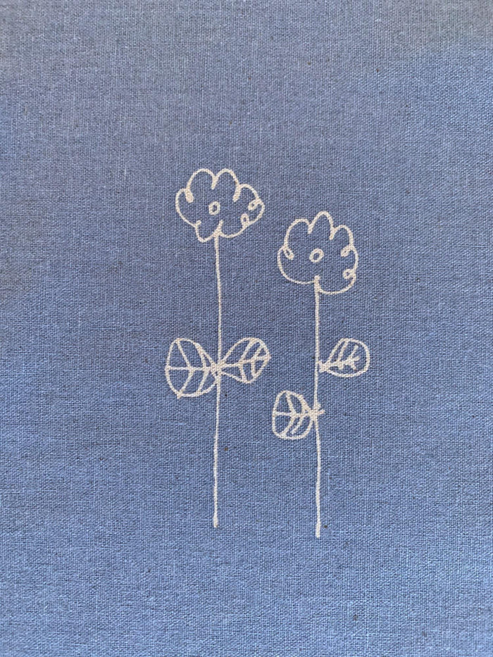 Kei - Megumi Sakakibara Collection Cotton Linen Panel - Lavender Gray