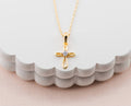 Kids Cross Open Infinity Necklace