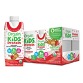 Single and case of Kids Protein Organic Nutrition Shake - Strawberry  Flavor in the 12 Shakes Size