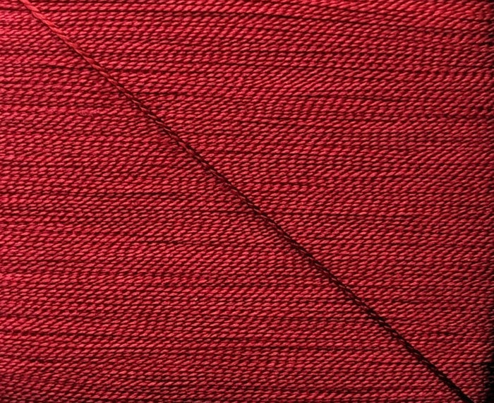 Kinkame - Silk Hand Sewing Thread 80m Card - Color #100 Burgundy