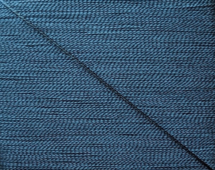 Kinkame - Silk Hand Sewing Thread 80m Card - Color #129 Cosmic Dust