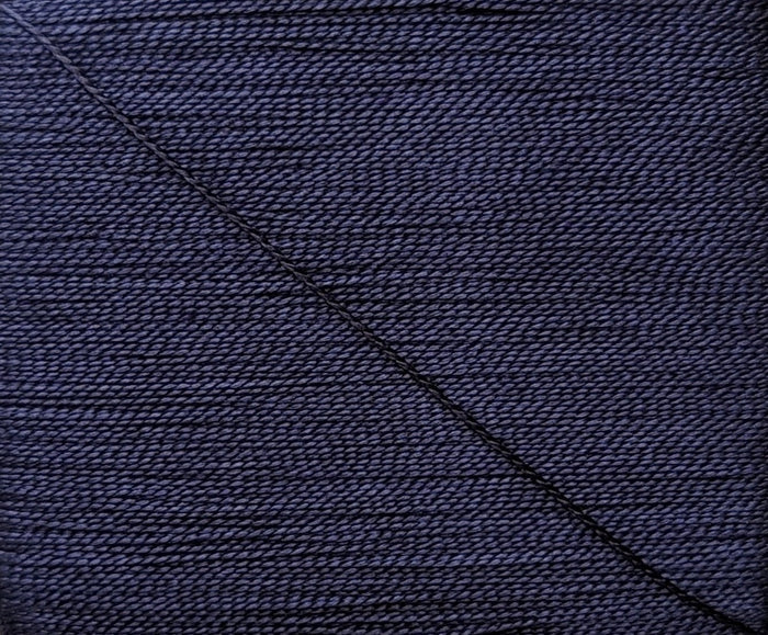 Kinkame - Silk Hand Sewing Thread 80m Card - Color #132 Daring Indigo
