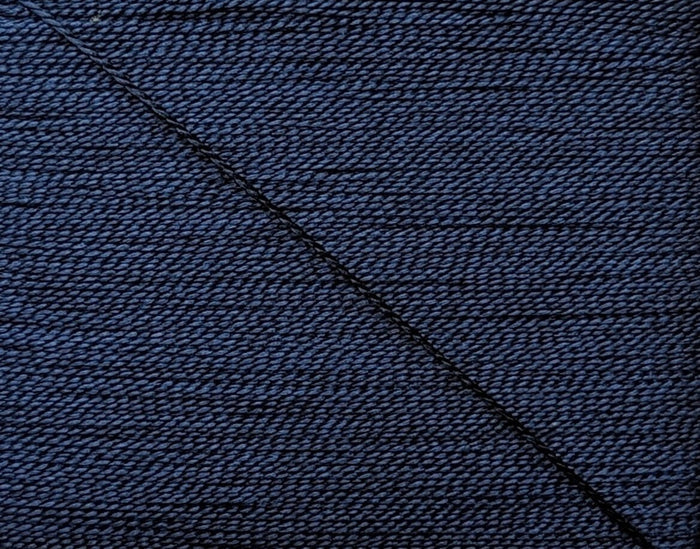 Kinkame - Silk Hand Sewing Thread 80m Card - Color #133 Annapolis Blue
