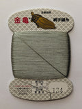 Kinkame - Silk Hand Sewing Thread 80m Card - Color #134 Smoky Slate