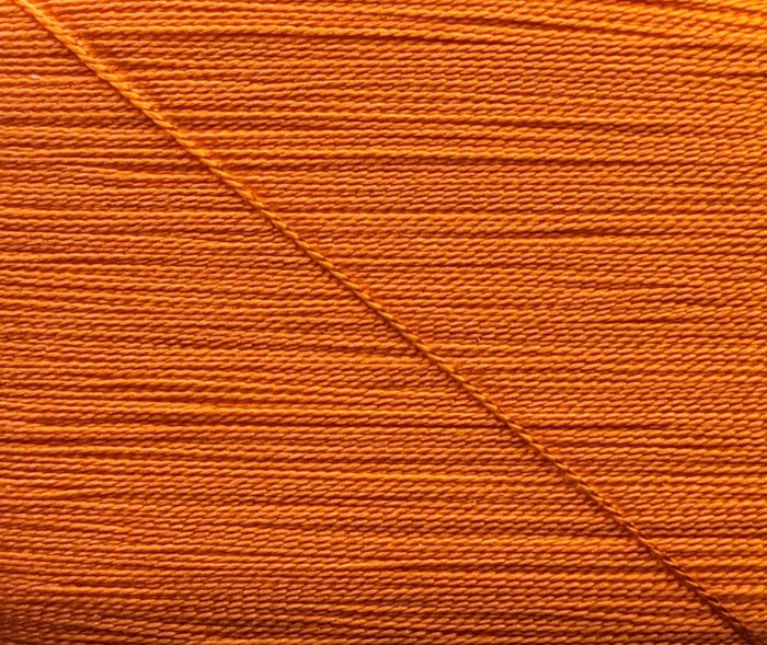 Kinkame - Silk Hand Sewing Thread 80m Card - Color #165 Pumpkin Patch