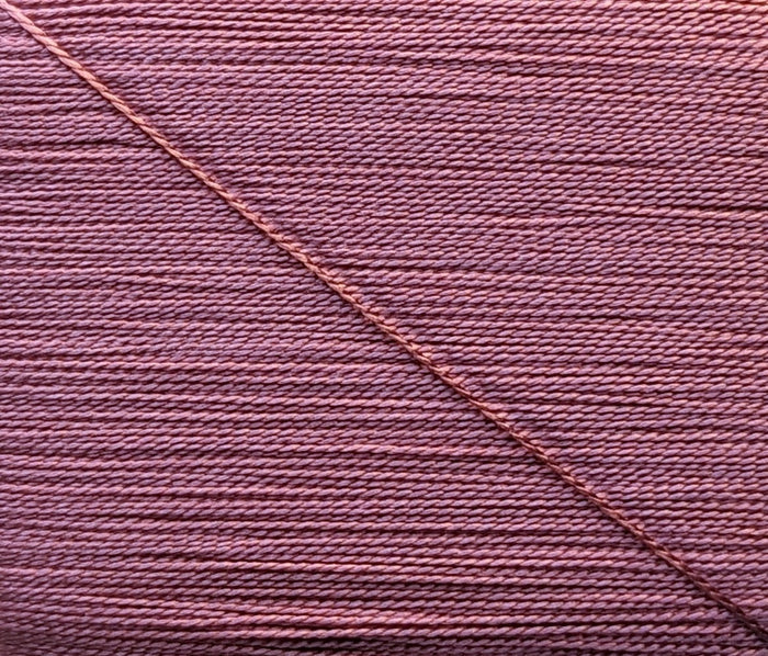 Kinkame - Silk Hand Sewing Thread 80m Card - Color #168 Raspberry Kiss
