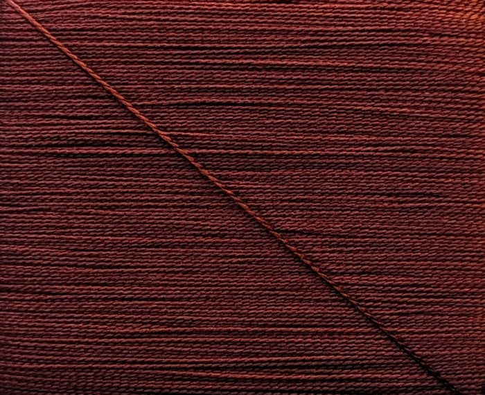 Kinkame - Silk Hand Sewing Thread 80m Card - Color #173 Classic Burgundy