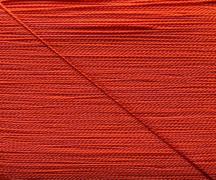 Kinkame - Silk Hand Sewing Thread 80m Card - Color #186 Skyrocket Red