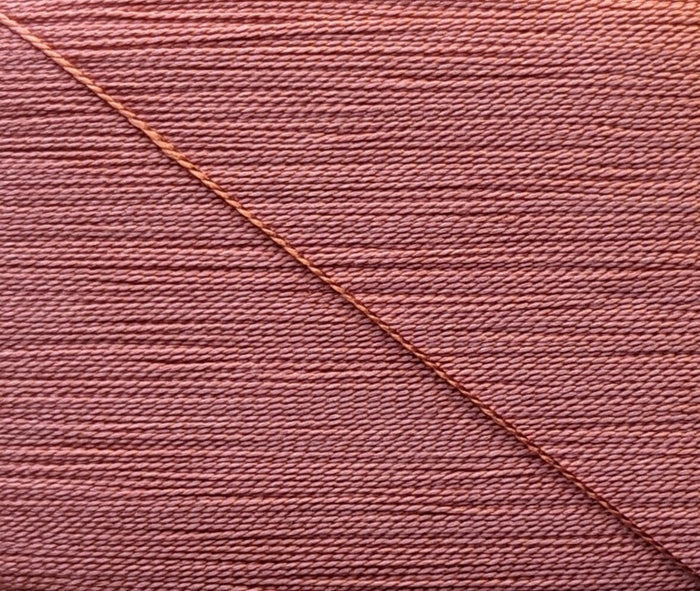 Kinkame - Silk Hand Sewing Thread 80m Card - Color #192 Clay Pot Pink