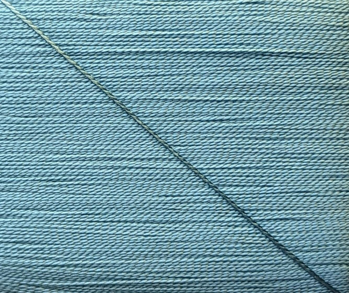Kinkame - Silk Hand Sewing Thread 80m Card - Color #205 Pale Slate Blue