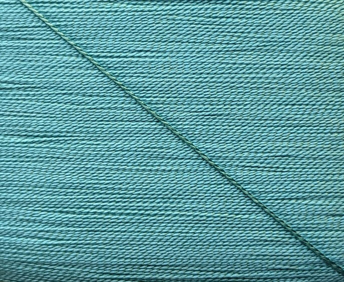 Kinkame - Silk Hand Sewing Thread 80m Card - Color #206 Glacier