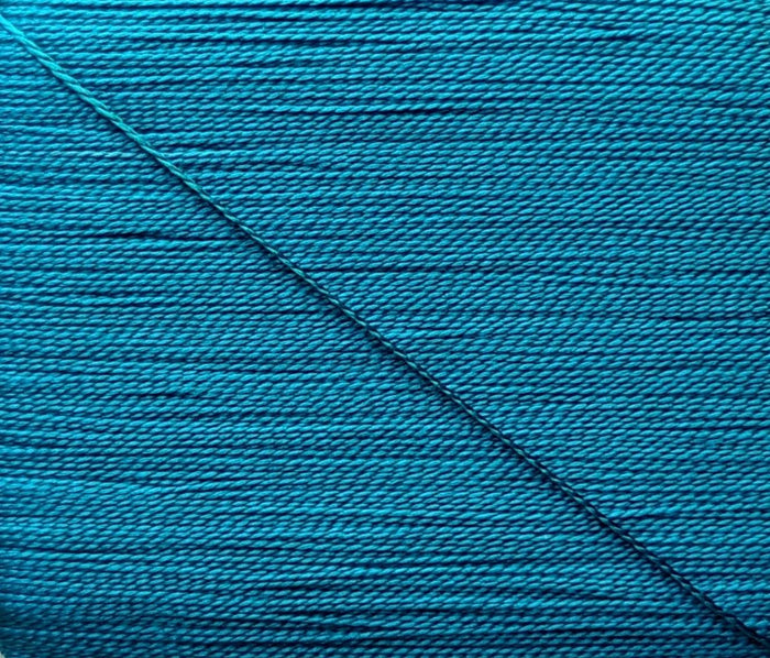 Kinkame - Silk Hand Sewing Thread 80m Card - Color #208 Lapis Lazuli