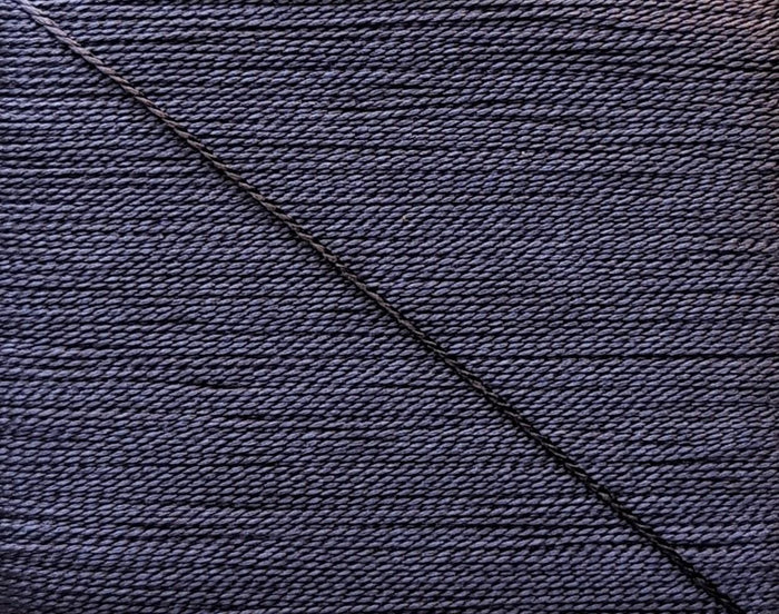 Kinkame - Silk Hand Sewing Thread 80m Card - Color #219 Brandenburg Blue