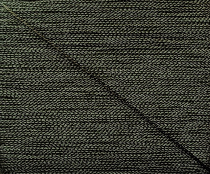Kinkame - Silk Hand Sewing Thread 80m Card - Color #91 Gray Asparagus