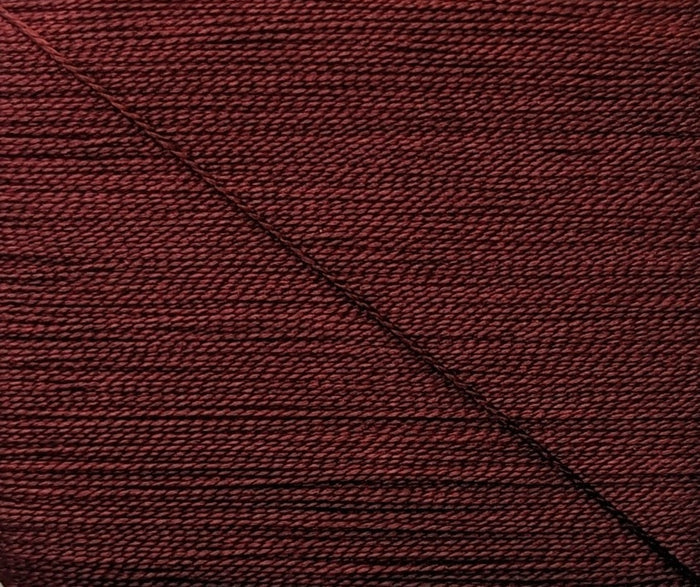 Kinkame - Silk Hand Sewing Thread 80m Card - Color #92 Dark Scarlet