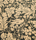 Kobayashi - NEW Botanical Doves Pin Wale Cotton Corduroy - Ivory & Green