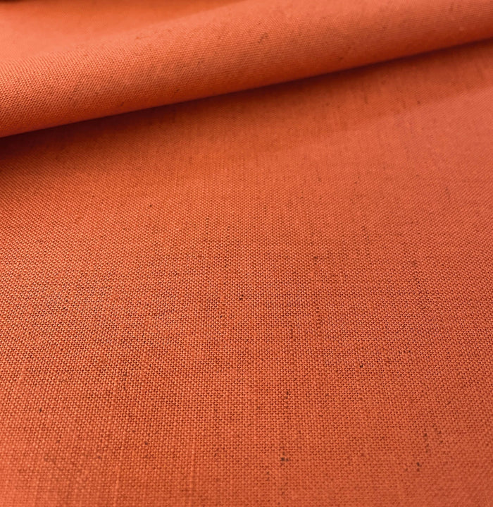Koizumi - Momen-T Solids Cotton/Linen - Carrot Orange