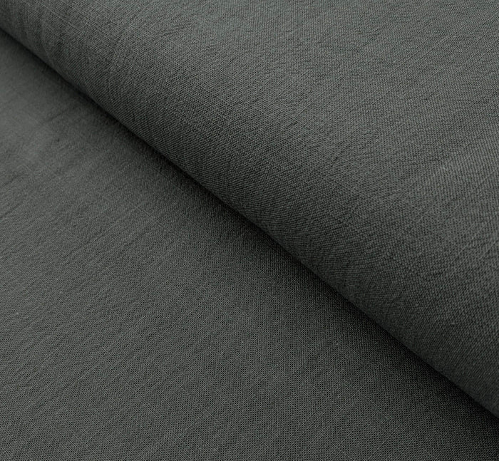 Kokka - Solid Molly Cotton Fabric - Elephant Gray